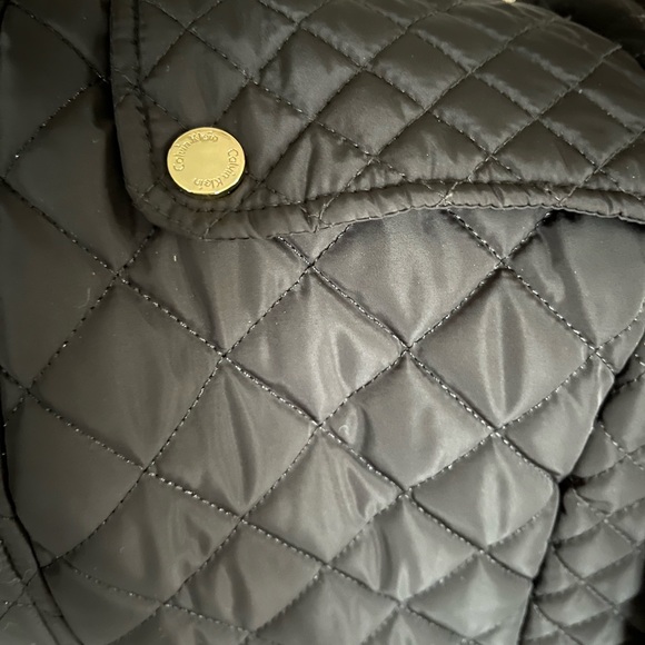 Calvin Klein black L  jacket with gold zippers and buttons. Perfect. - Picture 4 of 6